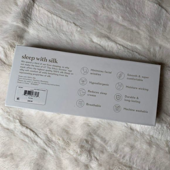 Silken Slumber Solid Silk Eye Sleep Mask - Picture 2 of 2